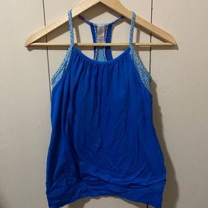 Ivivva Blue Spotted Double Dutch Tank Top